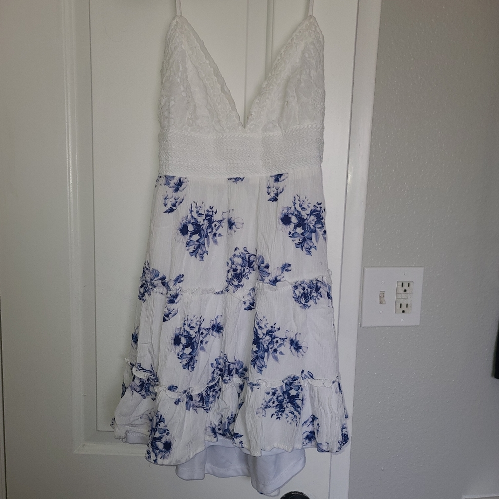 Blue flower dress
